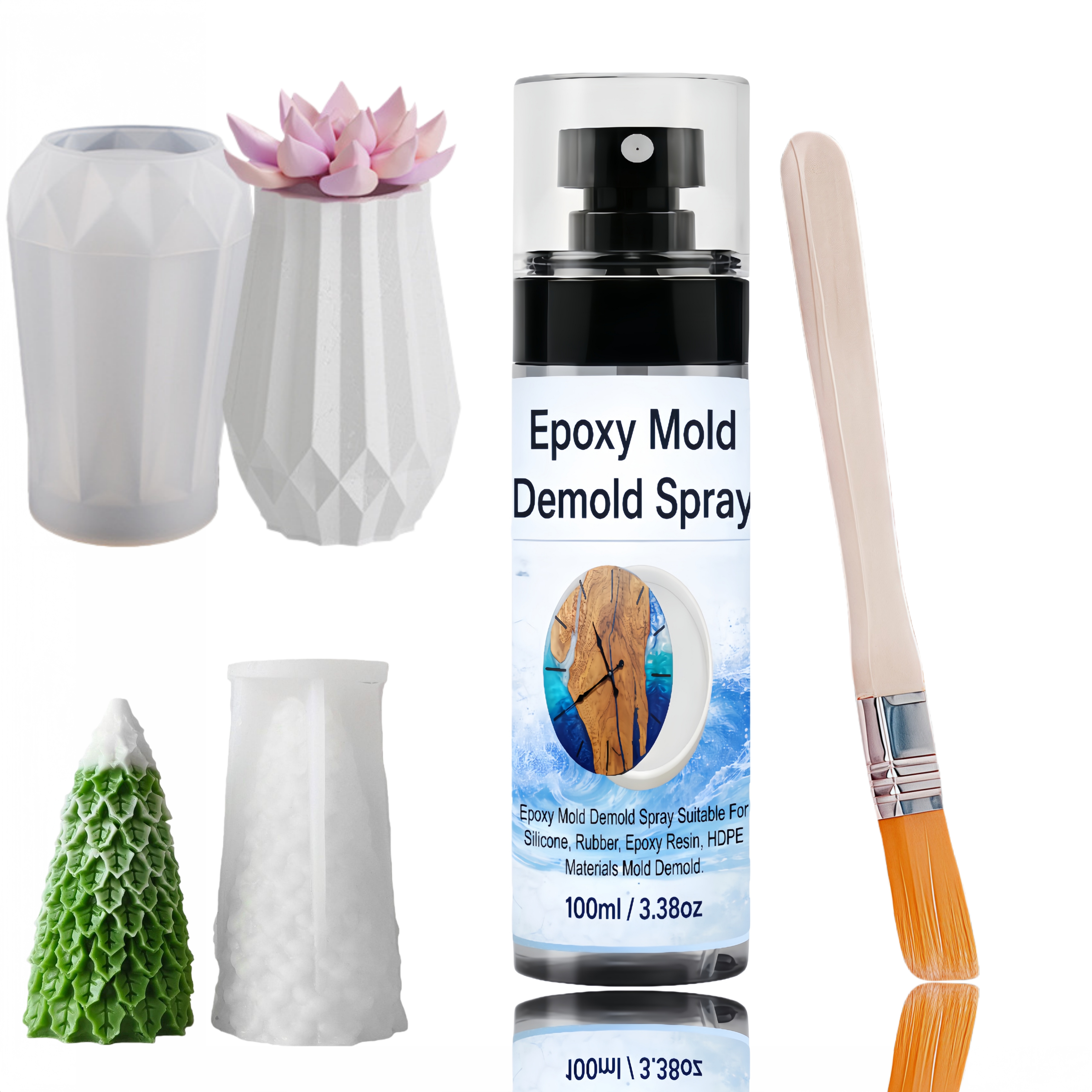 Release Spray Silicone - Silicone Release Spray: 5s dry, 300+