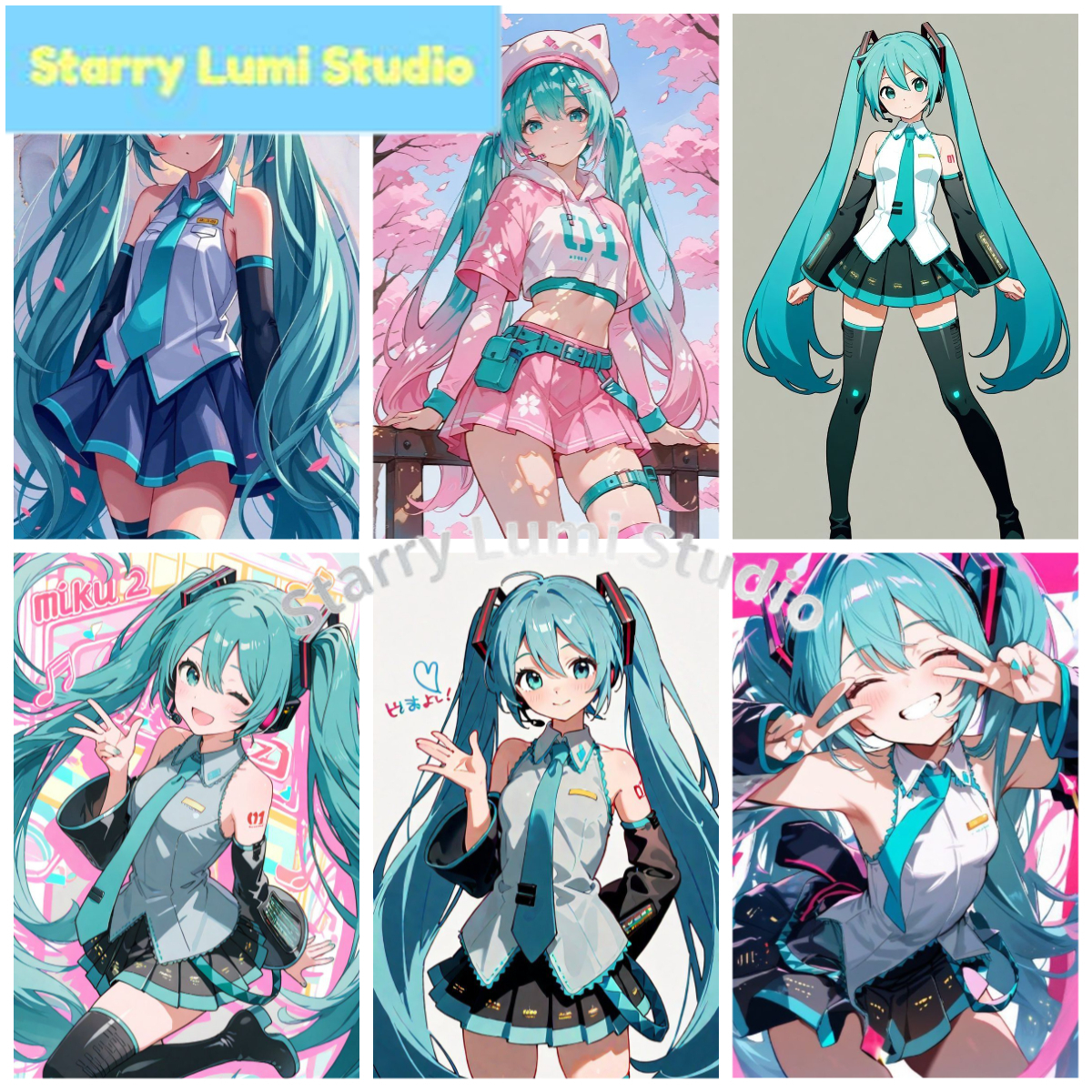 Resin Art Gift - Hatsune Miku Anime Diamond Painting 5D