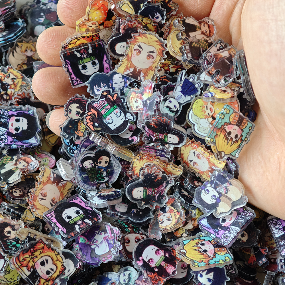 Resin Art Phone Case - 50pcs/set Demon Slayer Anime Resin Accessories