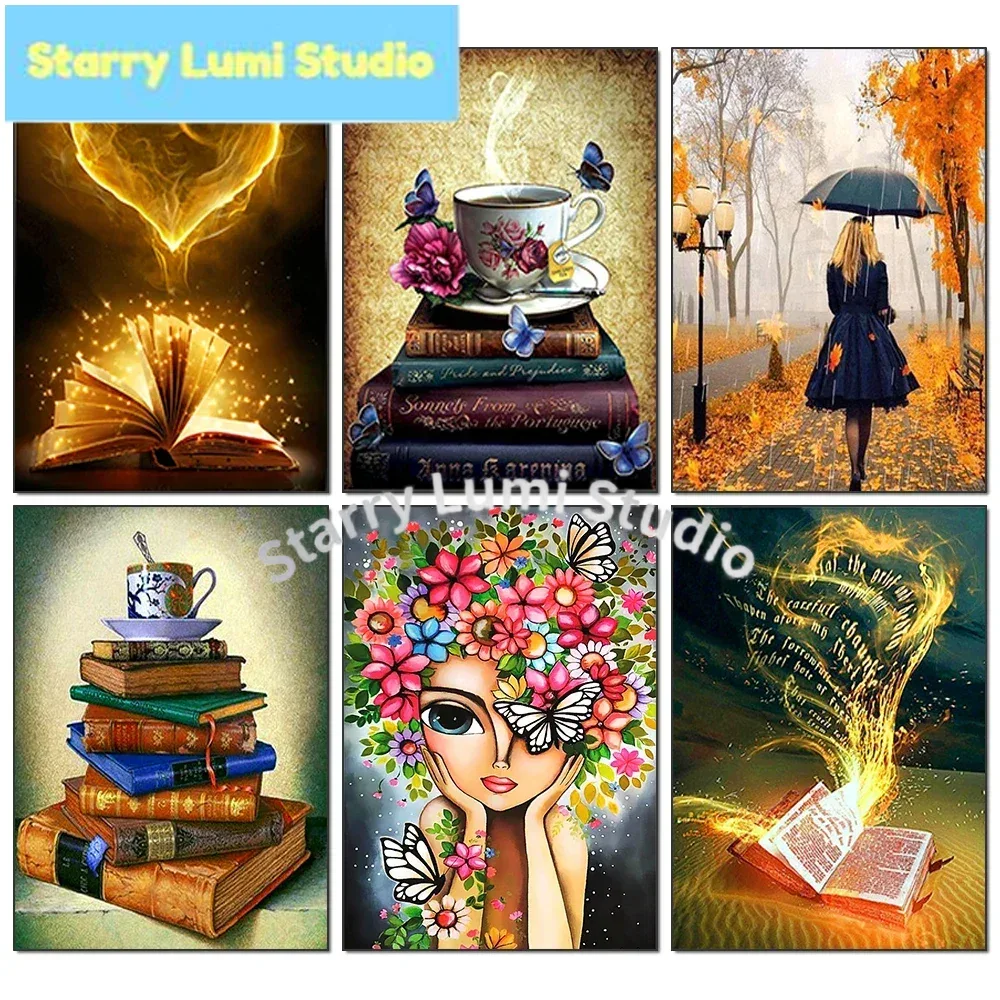 Resin Art Gift - 5D Diamond Painting Book Coffee Cup