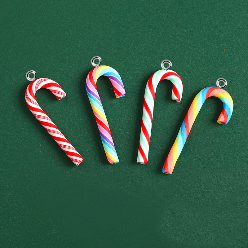 10pcs Cute Clay Christmas Pend - Resin Art Earrings incelemesi ve fiyatı