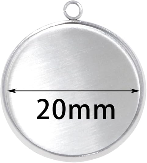 20 Pieces Stainless Steel Roun - Resin Art Earrings incelemesi ve fiyatı