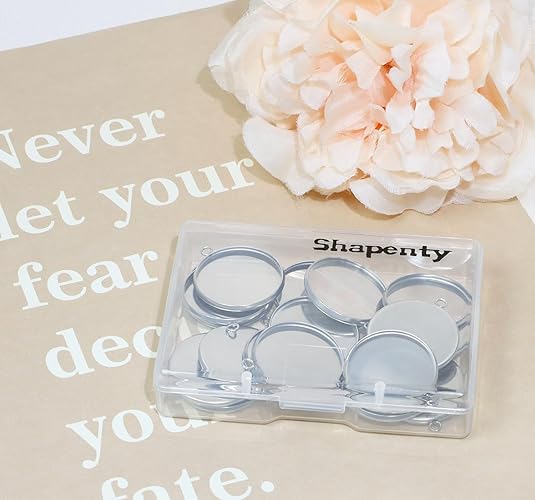 20 Pieces Stainless Steel Roun - Resin Art Earrings incelemesi ve fiyatı