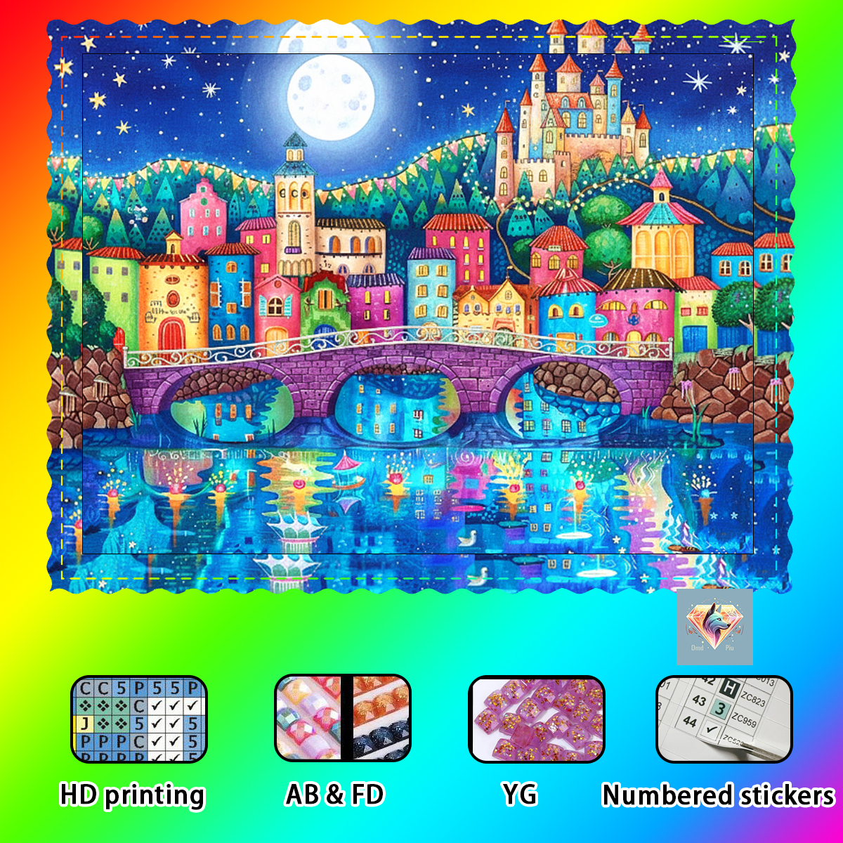 【Piu Diamond Art】The city unde - Resin Art Under 100 incelemesi ve fiyatı