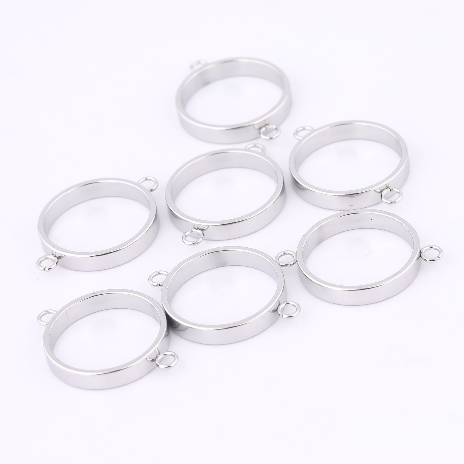 10pcs Stainless Steel 14mm Ope - Resin Art Jewelry Kit incelemesi ve fiyatı