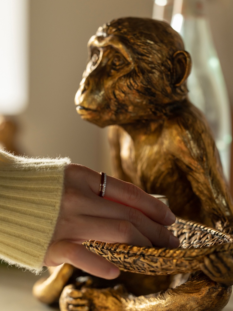 Rino Art Mid-Aged Monkey Jewel - Resin Art Bali incelemesi ve fiyatı