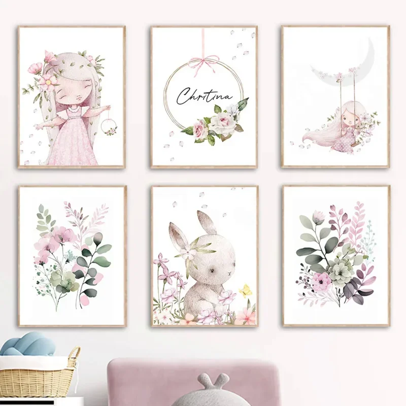 Nordic Cartoon Aesthetics Wall - Resin Art Name incelemesi ve fiyatı