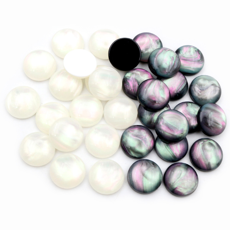 40pcs 8mm 10mm 12mm Round Resi - Resin Art Earrings incelemesi ve fiyatı