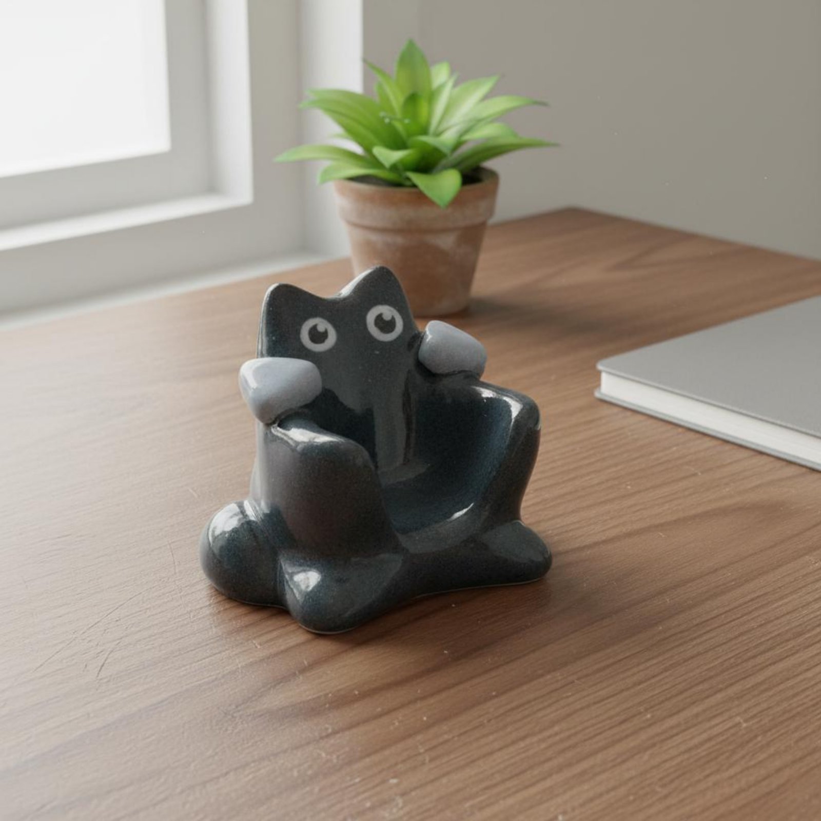 Black Cat Dice Holder Distinct - Resin Art Gift incelemesi ve fiyatı