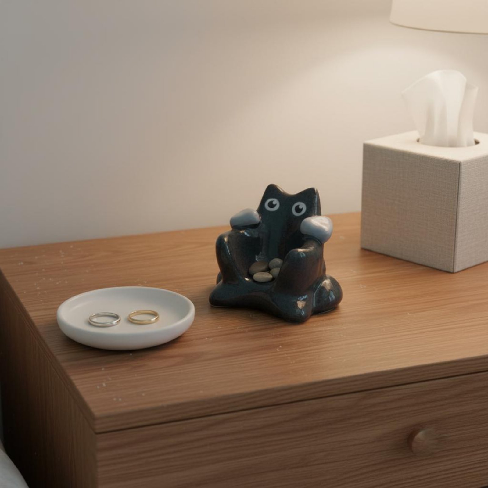 Black Cat Dice Holder Distinct - Resin Art Gift incelemesi ve fiyatı