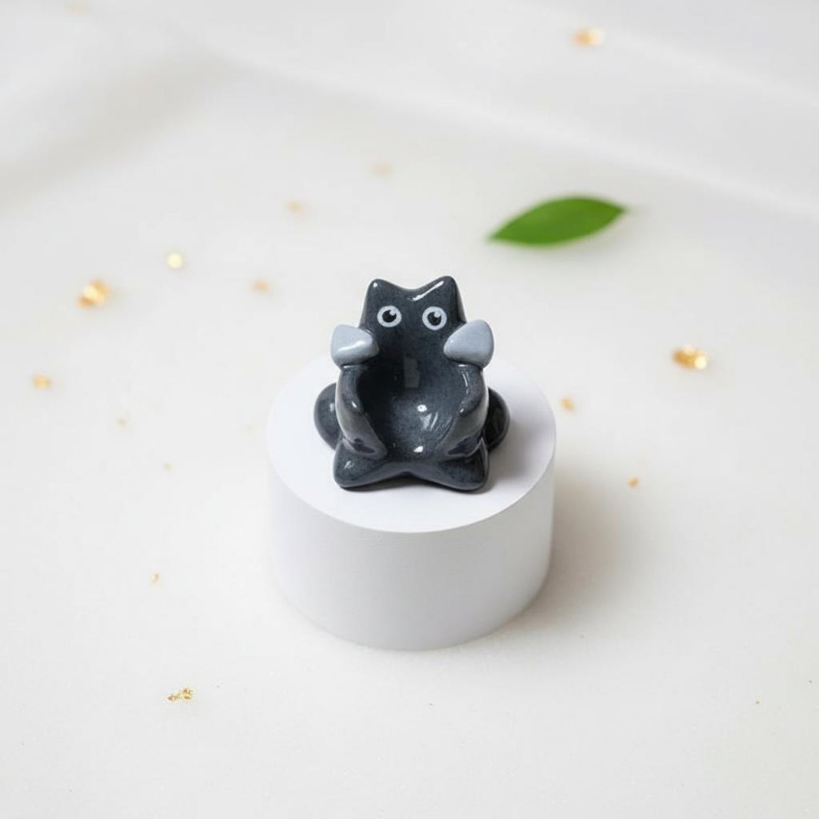 Black Cat Dice Holder Distinct - Resin Art Gift incelemesi ve fiyatı