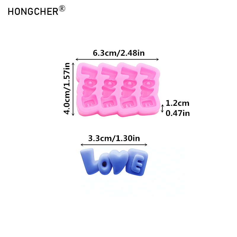 LOVE letters silicone mold diy - Resin Art Phone Case incelemesi ve fiyatı