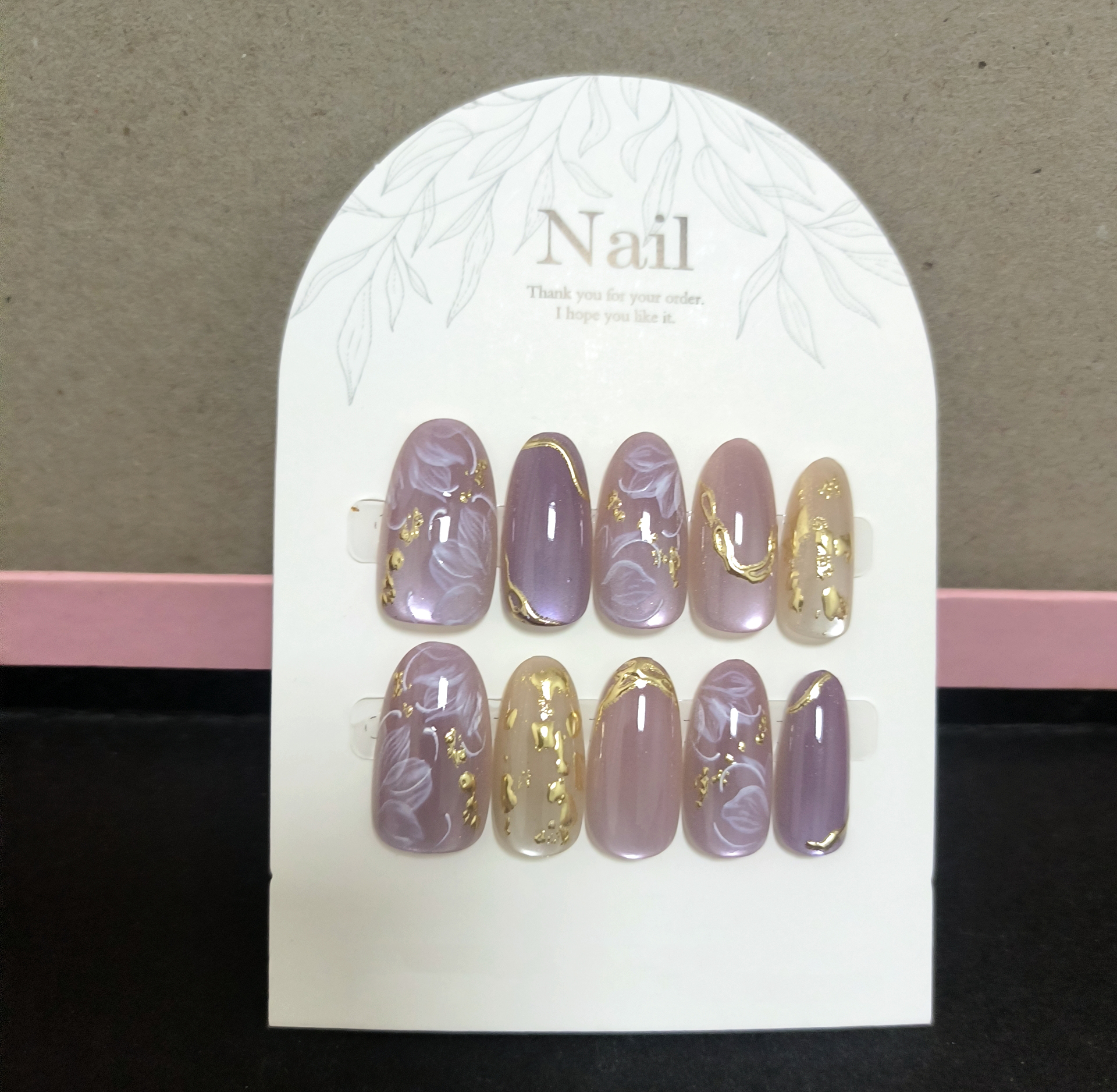 10pcs Handmade Press On Nails  - Resin Art Flowers incelemesi ve fiyatı