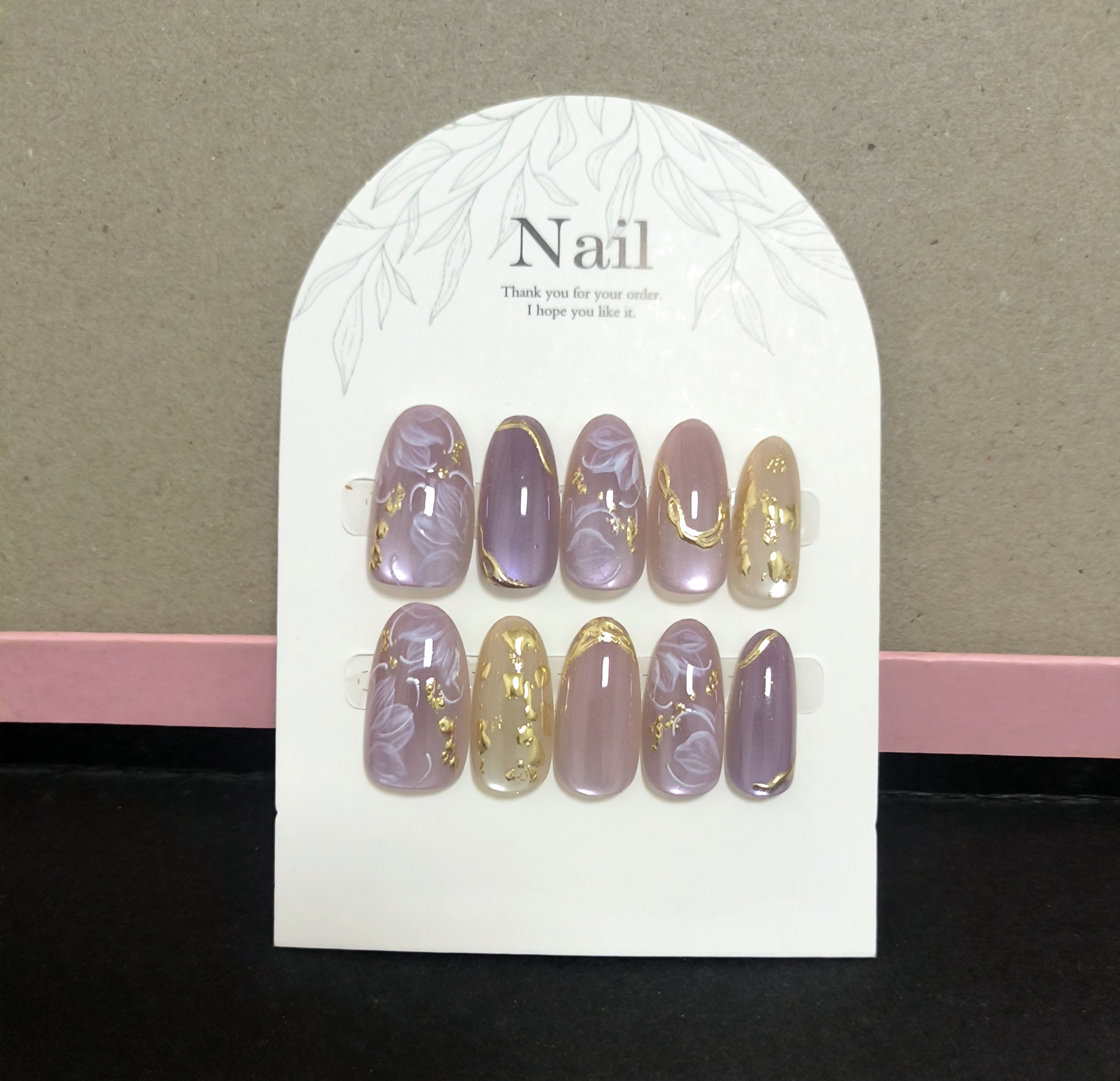 10pcs Handmade Press On Nails  - Resin Art Flowers incelemesi ve fiyatı