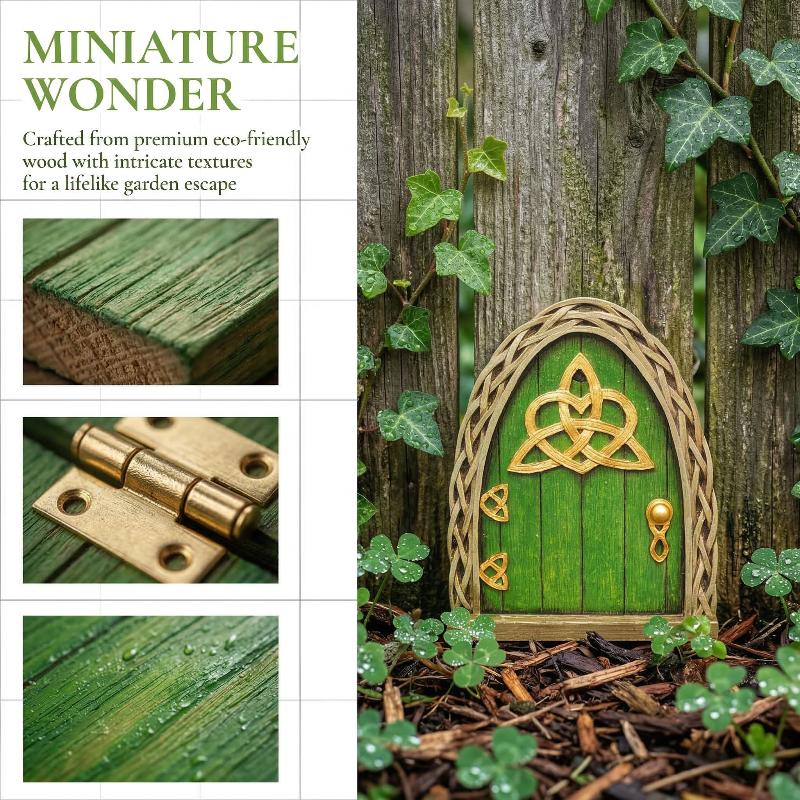 Elf Fairy Door Miniature Garde - Resin Art And Wood incelemesi ve fiyatı