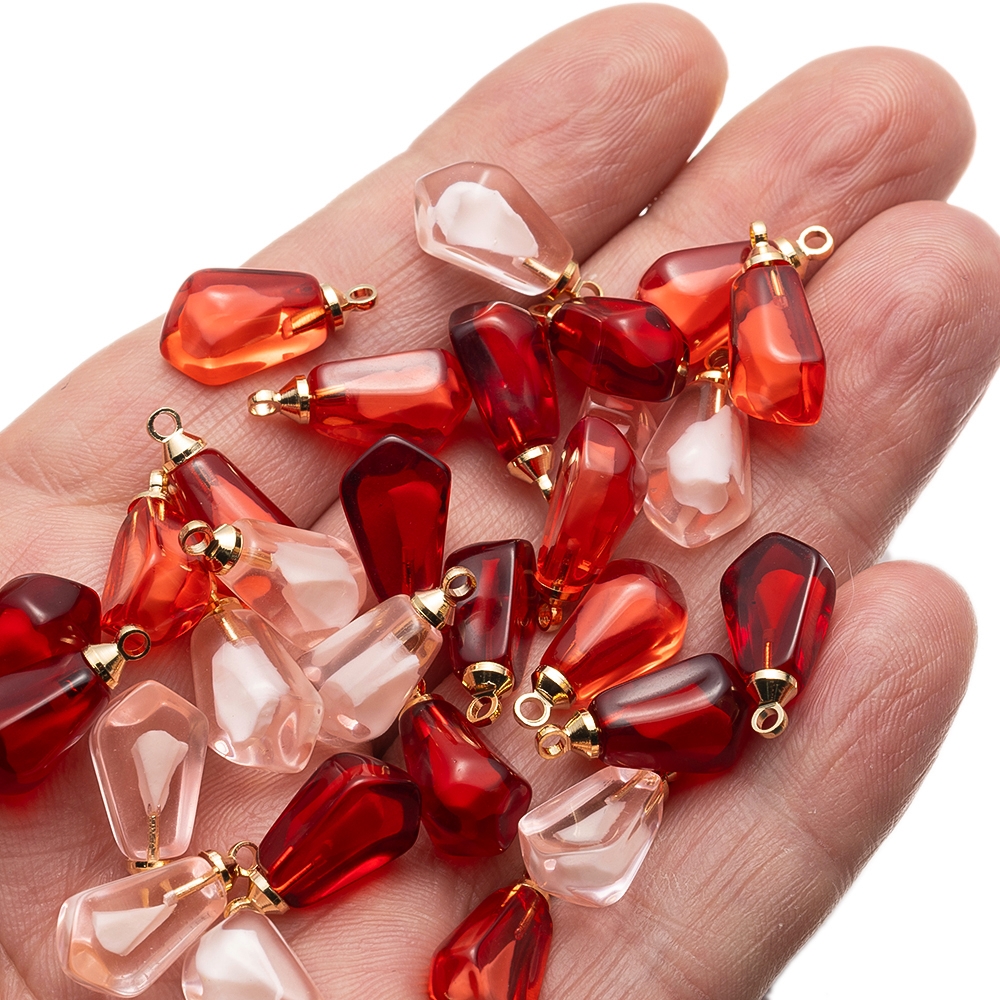 10Pcs Resin Pomegranate Seed F - Resin Art Earrings incelemesi ve fiyatı