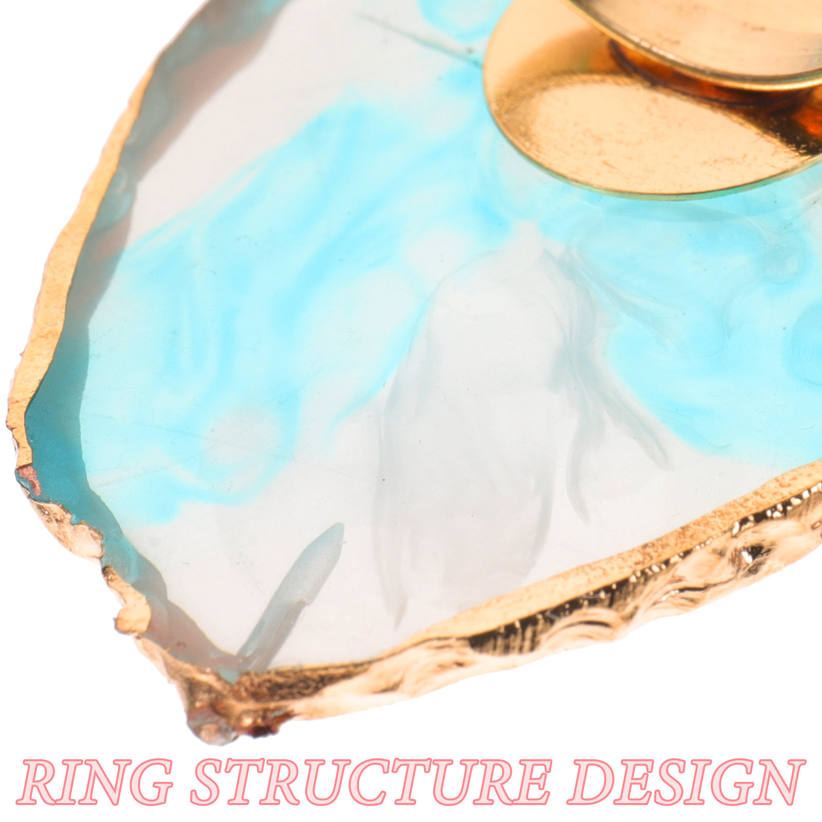 6Pcs Resin Nail Art Palette Ri - Resin Art Ring Design incelemesi ve fiyatı