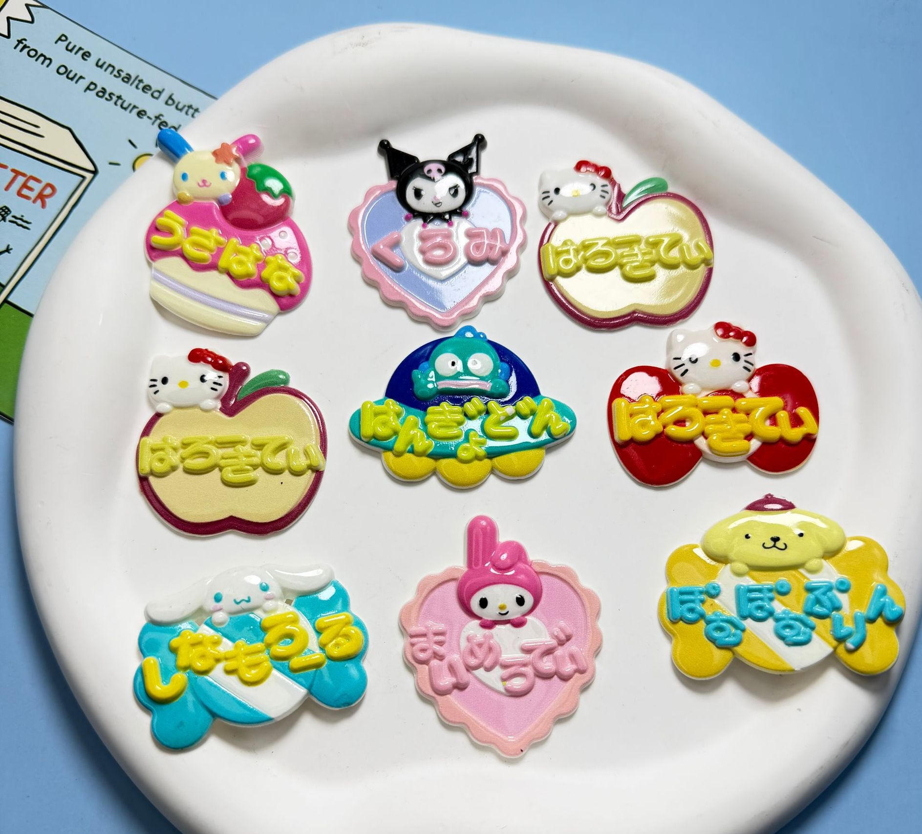 10PCS Cute Character Resin Cab - Resin Art Phone Case incelemesi ve fiyatı