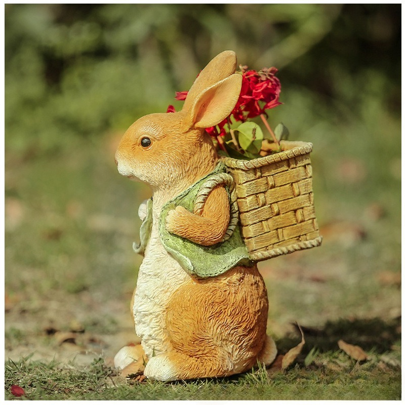 Outdoor Garden Statues Rabbit  - Resin Art Gift incelemesi ve fiyatı