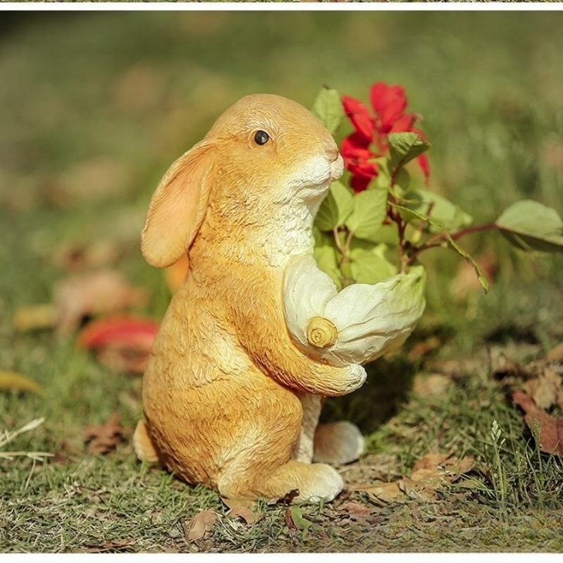 Outdoor Garden Statues Rabbit  - Resin Art Gift incelemesi ve fiyatı