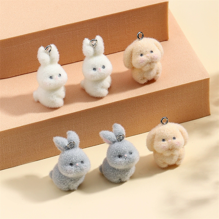 3PCS Plush resin three-dimensi - Resin Art Earrings incelemesi ve fiyatı