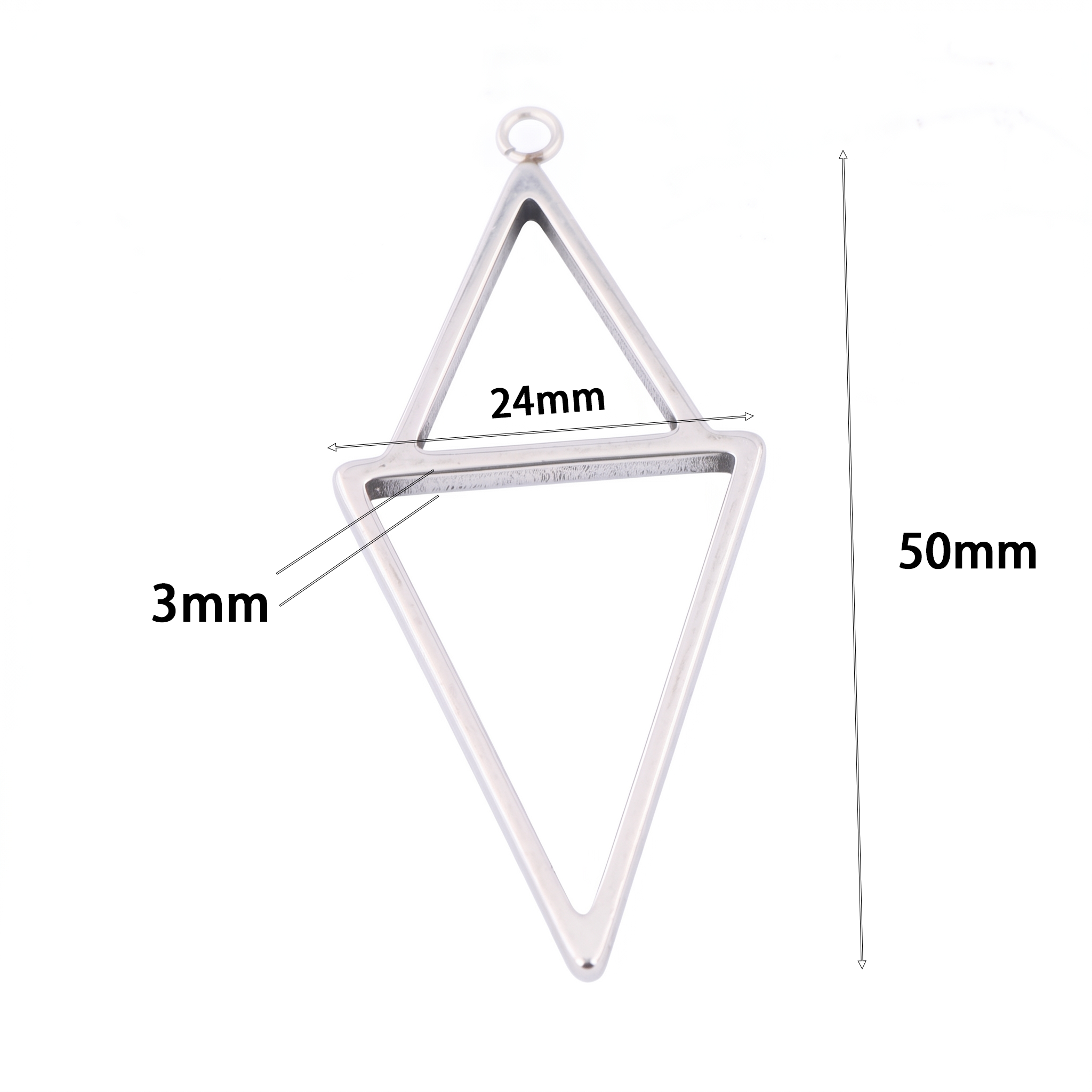 10pcs Square Triangle 3mm Thic - Resin Art Jewelry Kit incelemesi ve fiyatı