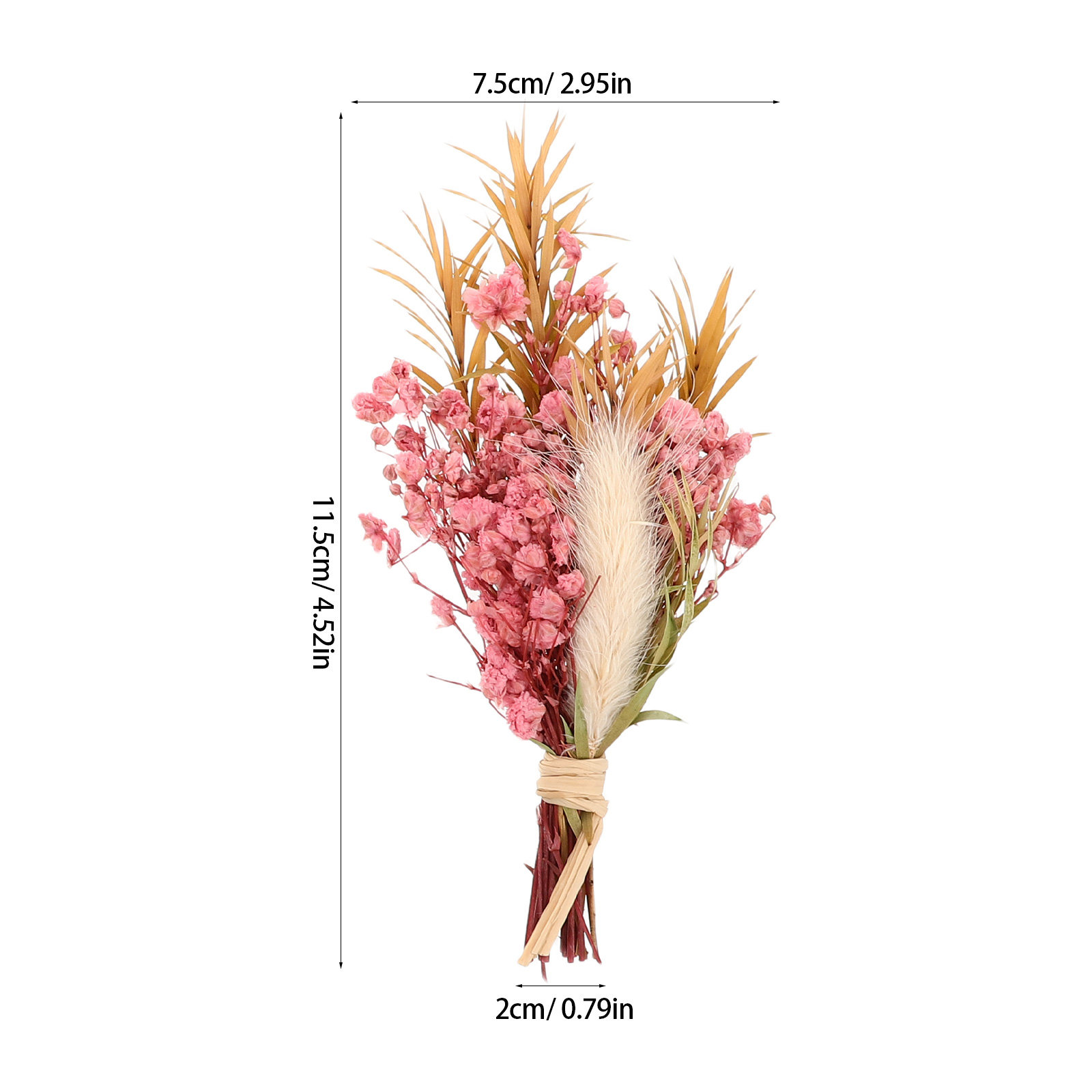 3Pcs Mini Dried Floral Bouquet - Dried Flower Pressed incelemesi ve fiyatı