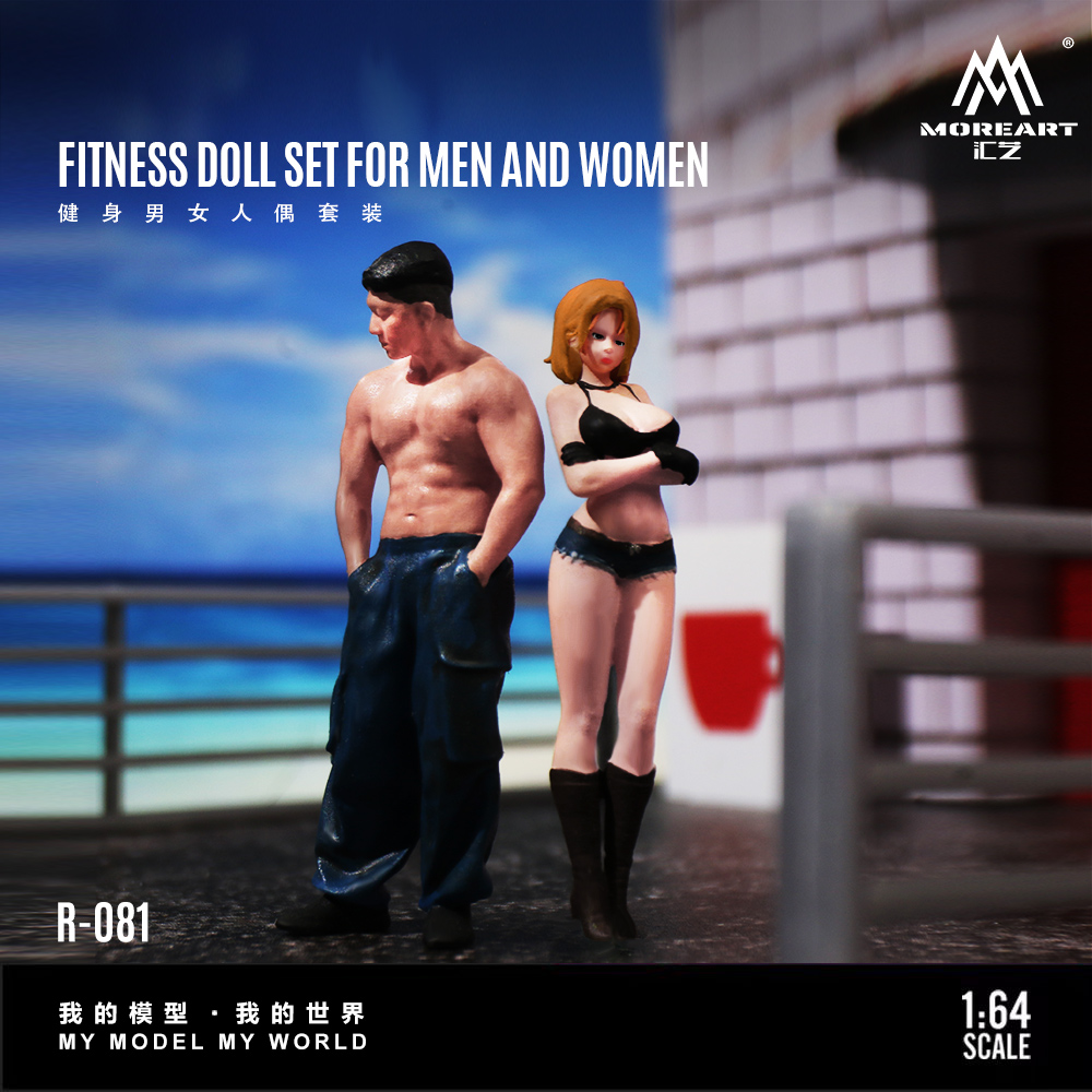 More Art 1:64 Fitness Male and - Resin Art Gift incelemesi ve fiyatı