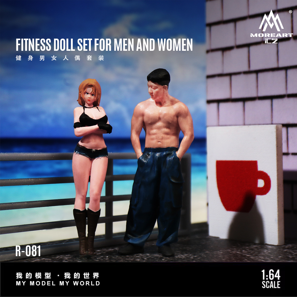 More Art 1:64 Fitness Male and - Resin Art Gift incelemesi ve fiyatı