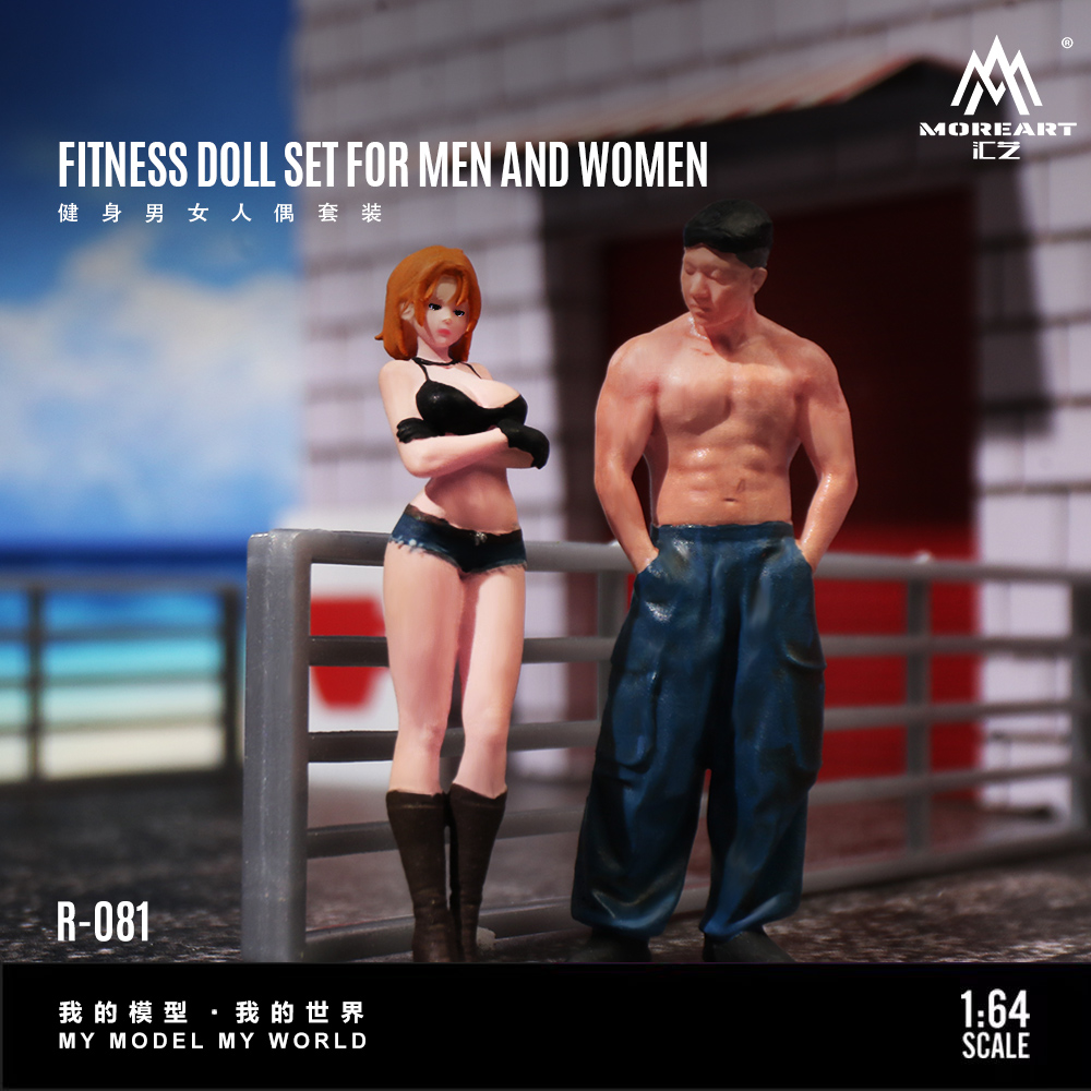 More Art 1:64 Fitness Male and - Resin Art Gift incelemesi ve fiyatı