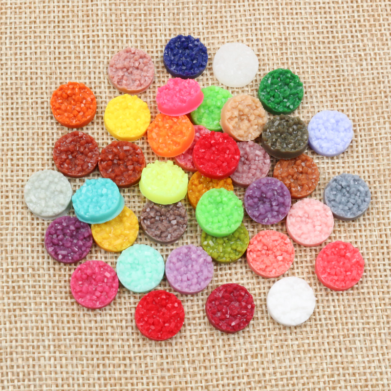 40pcs Resin Druzy Cabochons Do - Resin Art Earrings incelemesi ve fiyatı