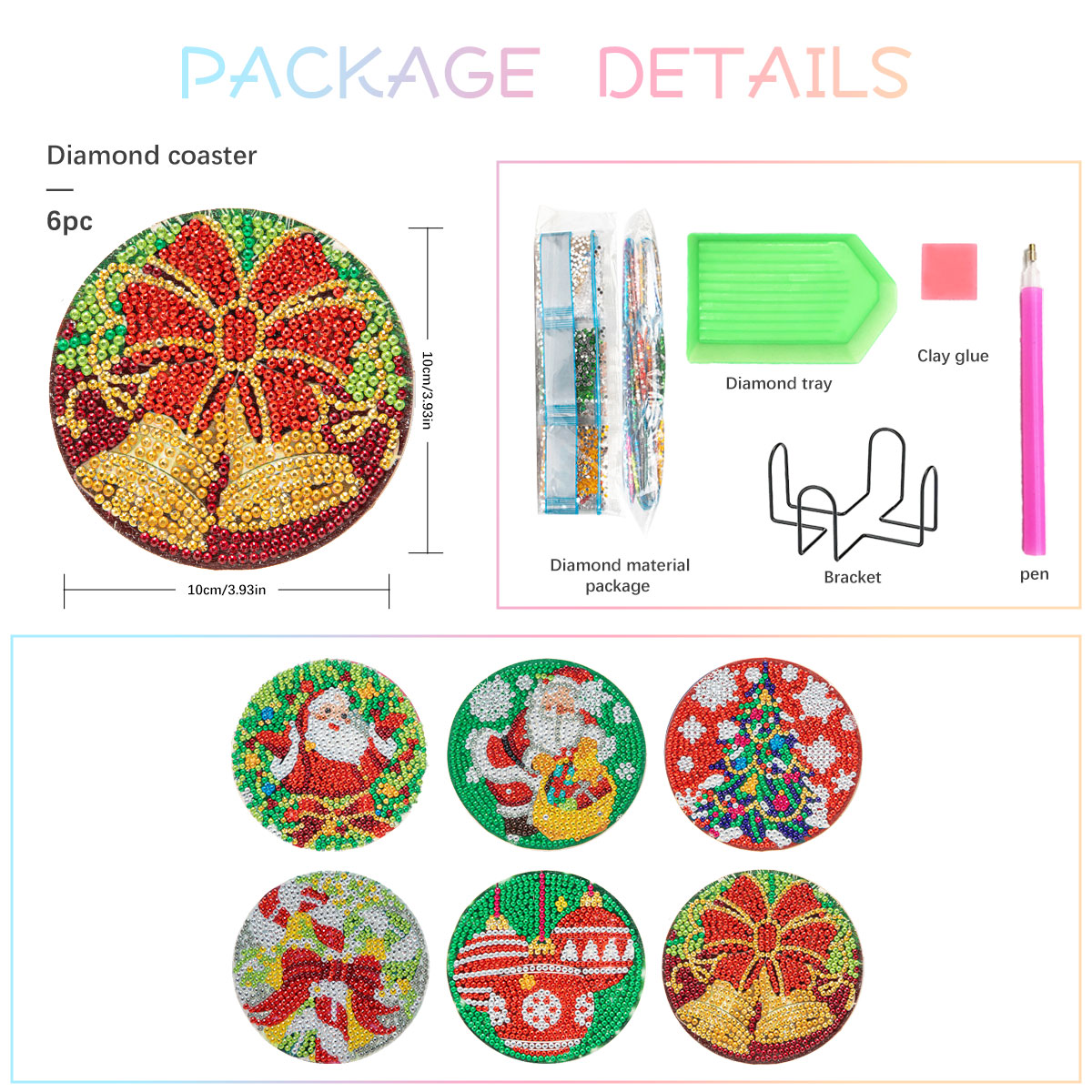 GATYZTORY 6pcs/Set DIY Diamond - Resin Art And Wood incelemesi ve fiyatı