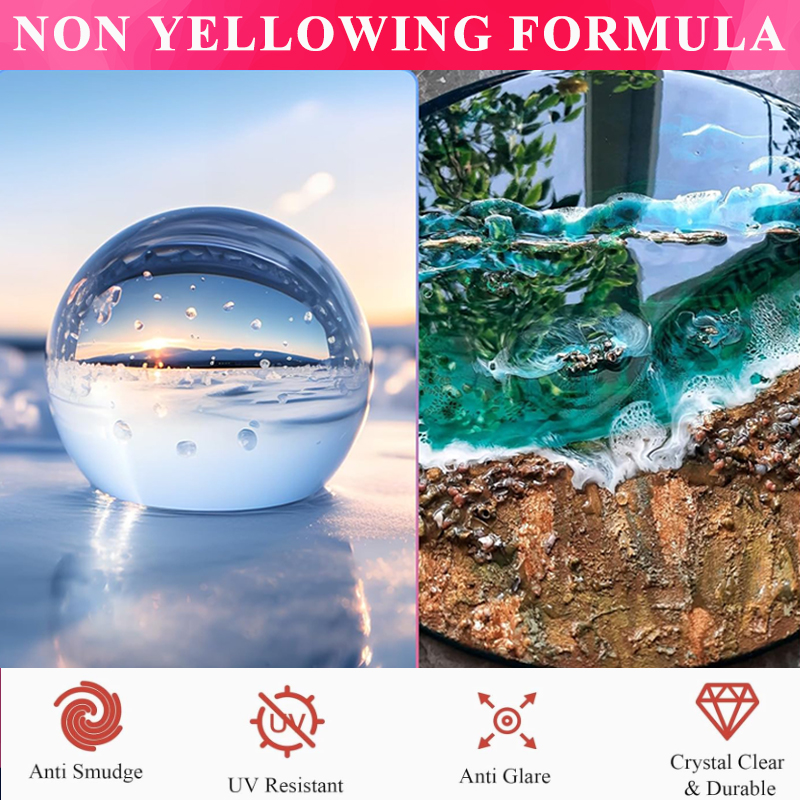 1:1 Crystal Clear Epoxy Resin  - Resin Art And Wood incelemesi ve fiyatı