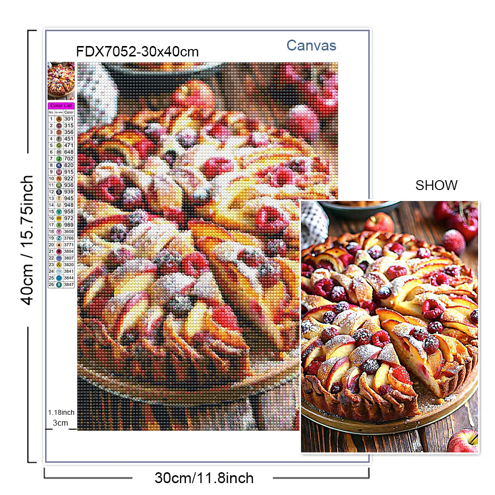 Fruit Diamond Painting Delicio - Resin Art Home Decor incelemesi ve fiyatı