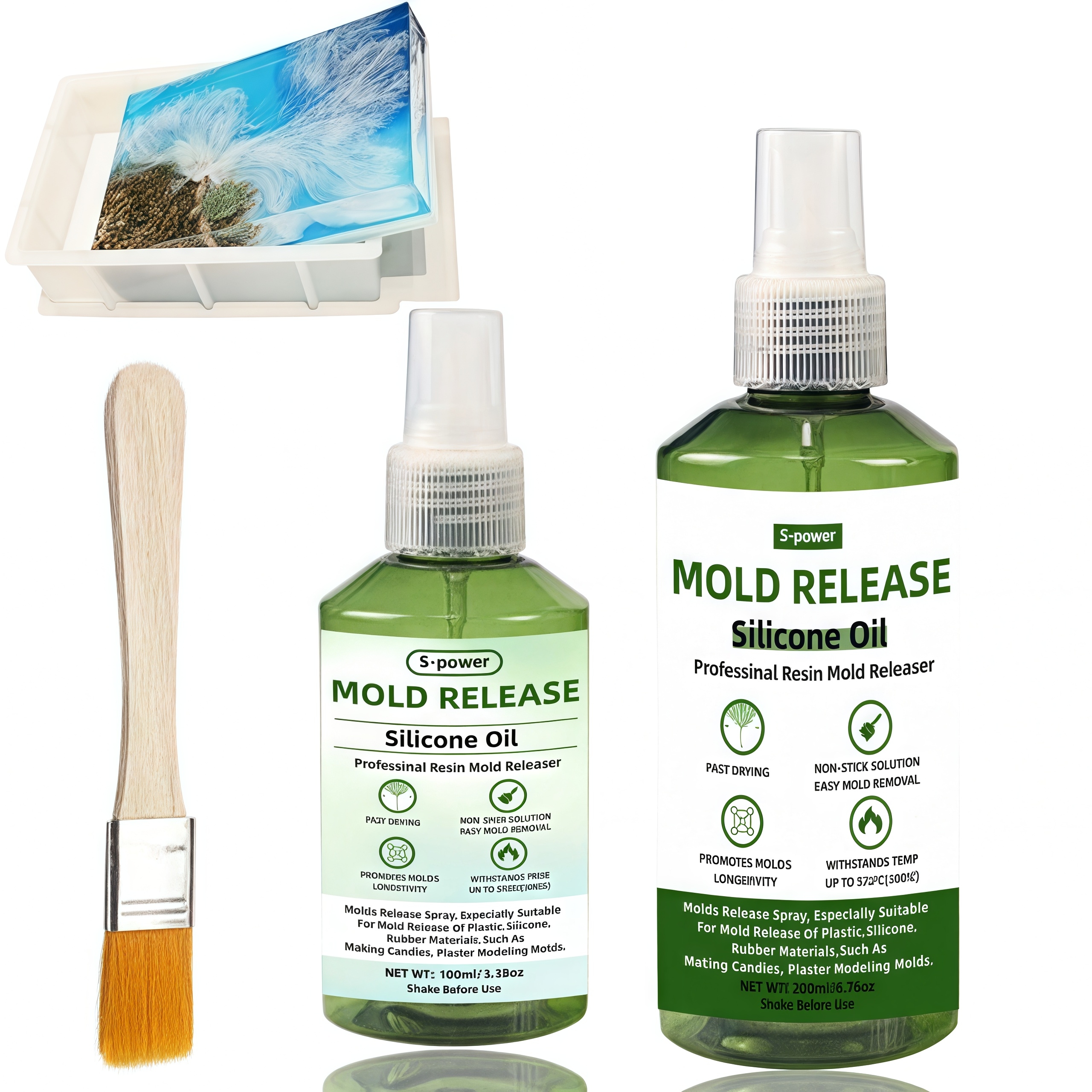 3.3oz Molds Silicone Oil Relea - Release Spray Silicone incelemesi ve fiyatı