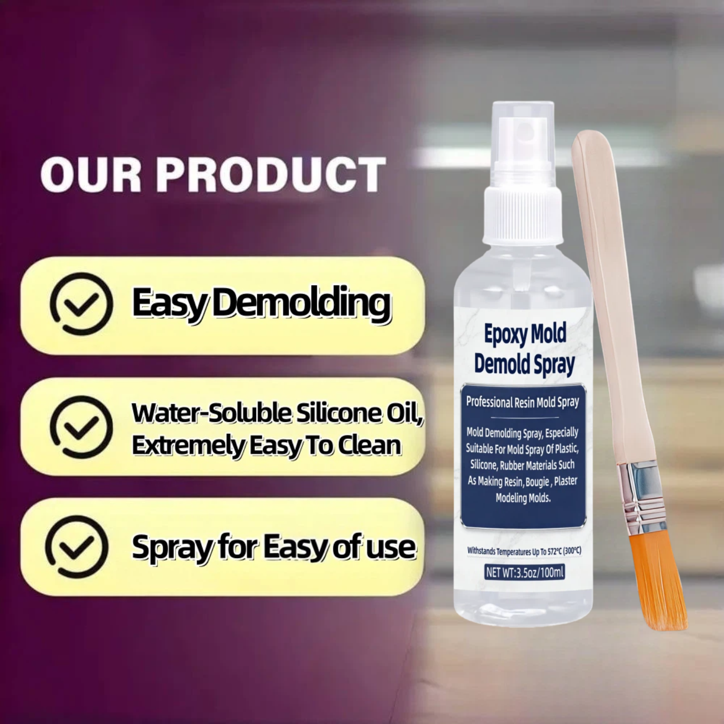 Epoxy Mold Release Spray, Smoo - Release Spray Silicone incelemesi ve fiyatı
