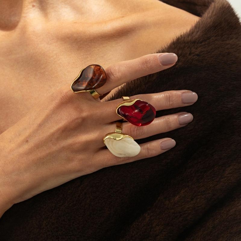  Fashion Forward Vintage Geome - Resin Art Ring Design incelemesi ve fiyatı