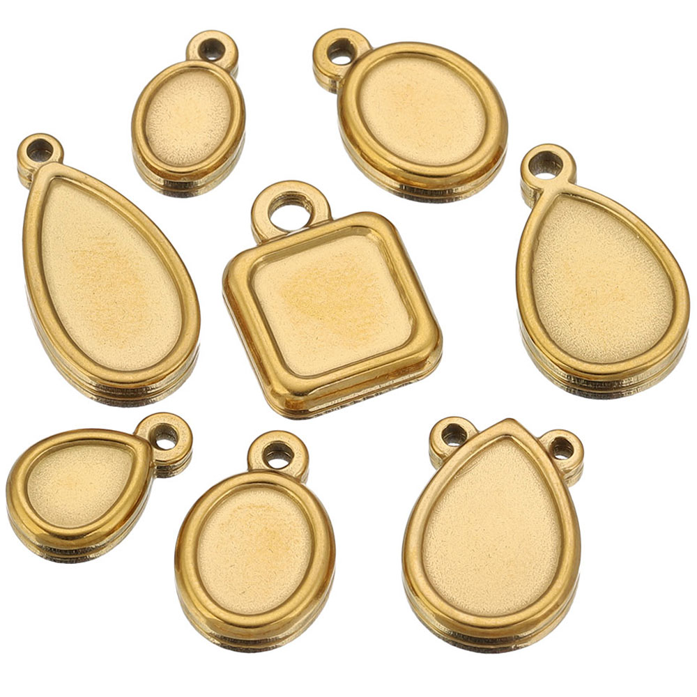 5pcs Stainless Steel Square Dr - Resin Art Jewelry Kit incelemesi ve fiyatı