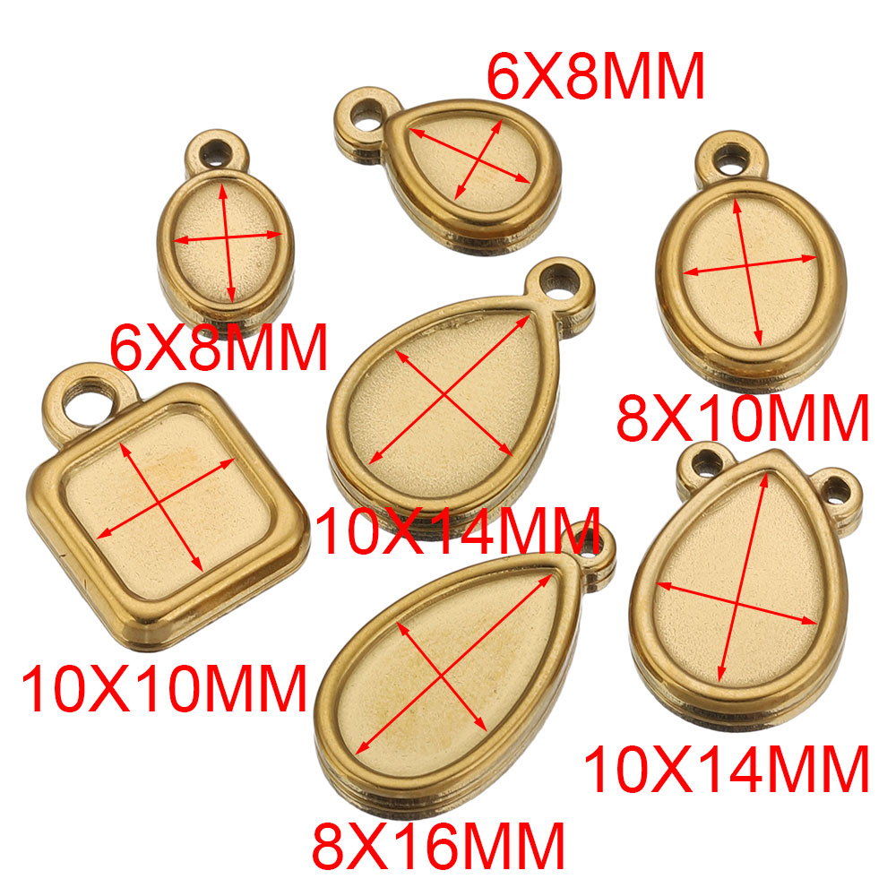 5pcs Stainless Steel Square Dr - Resin Art Jewelry Kit incelemesi ve fiyatı
