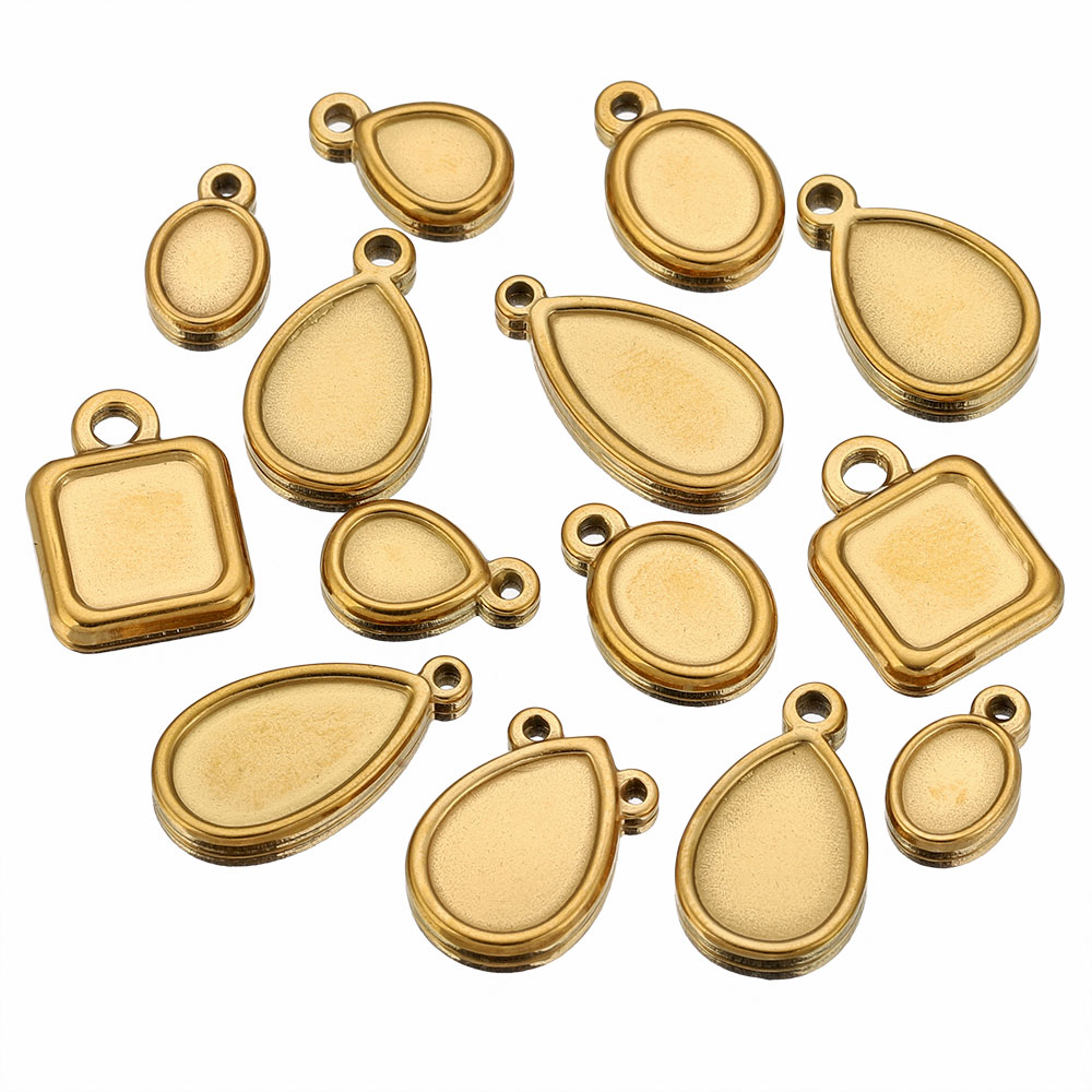 5pcs Stainless Steel Square Dr - Resin Art Jewelry Kit incelemesi ve fiyatı