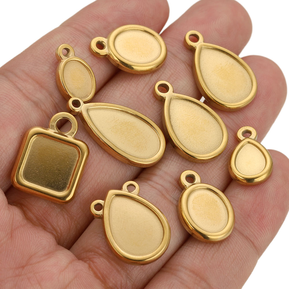 5pcs Stainless Steel Square Dr - Resin Art Jewelry Kit incelemesi ve fiyatı