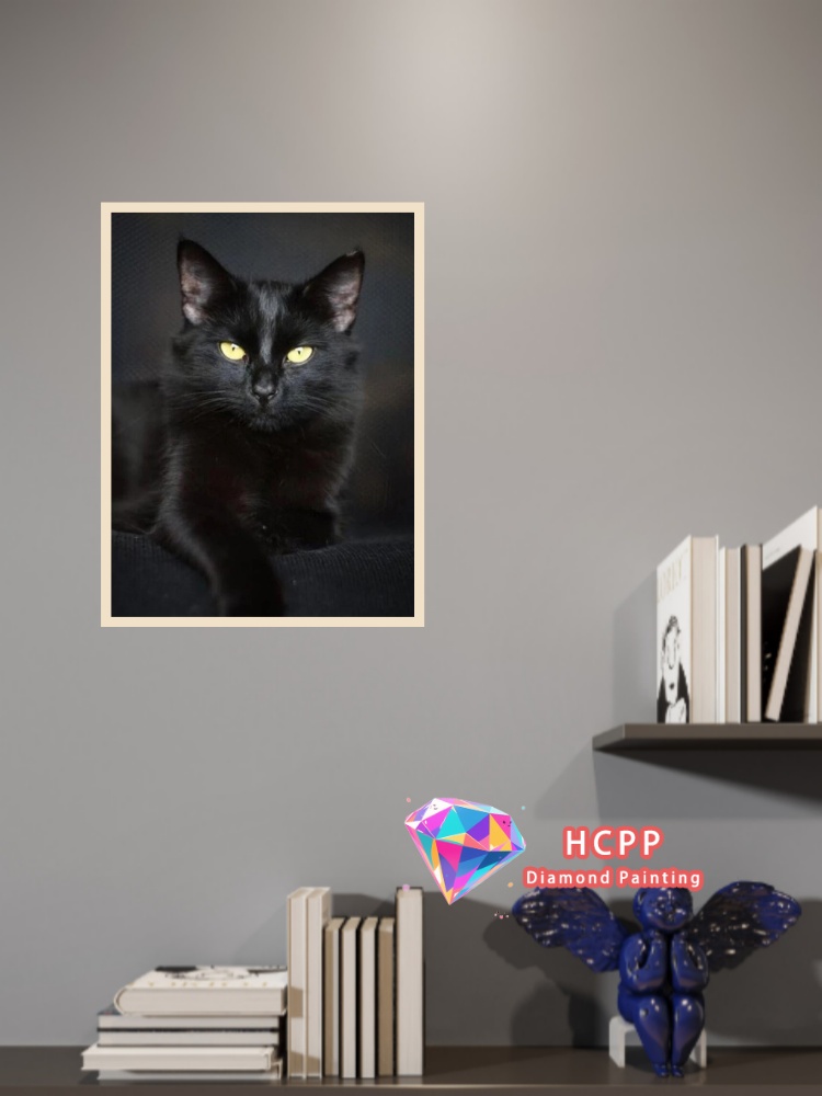 unframe Black Cat Animal Diamo - Resin Art Gift incelemesi ve fiyatı
