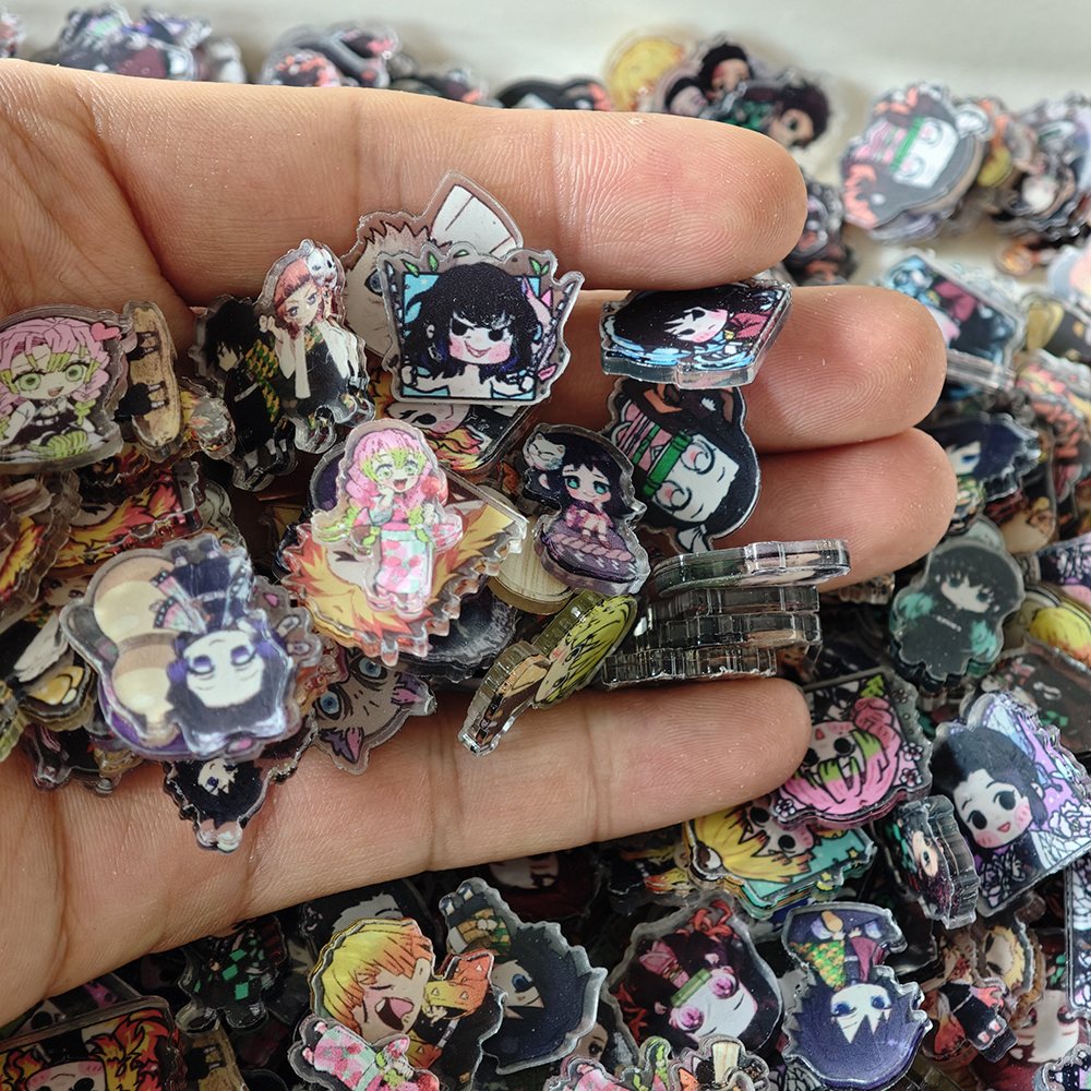 50pcs/set Demon Slayer Anime R - Resin Art Phone Case incelemesi ve fiyatı