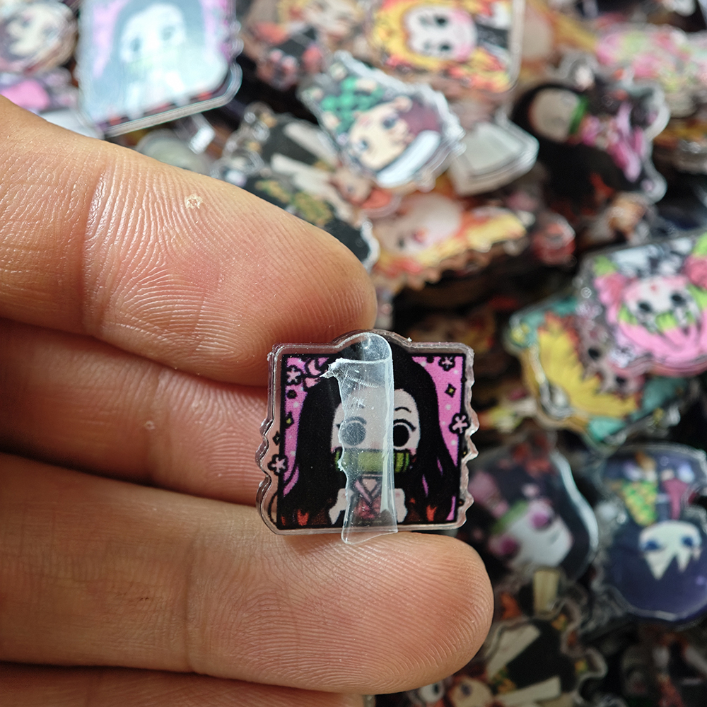50pcs/set Demon Slayer Anime R - Resin Art Phone Case incelemesi ve fiyatı