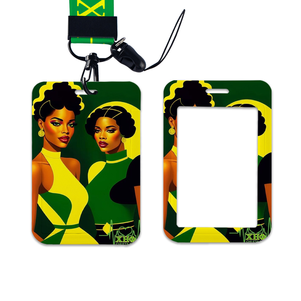 Chi Eta Phi Sorority Work Card - Resin Art Name incelemesi ve fiyatı