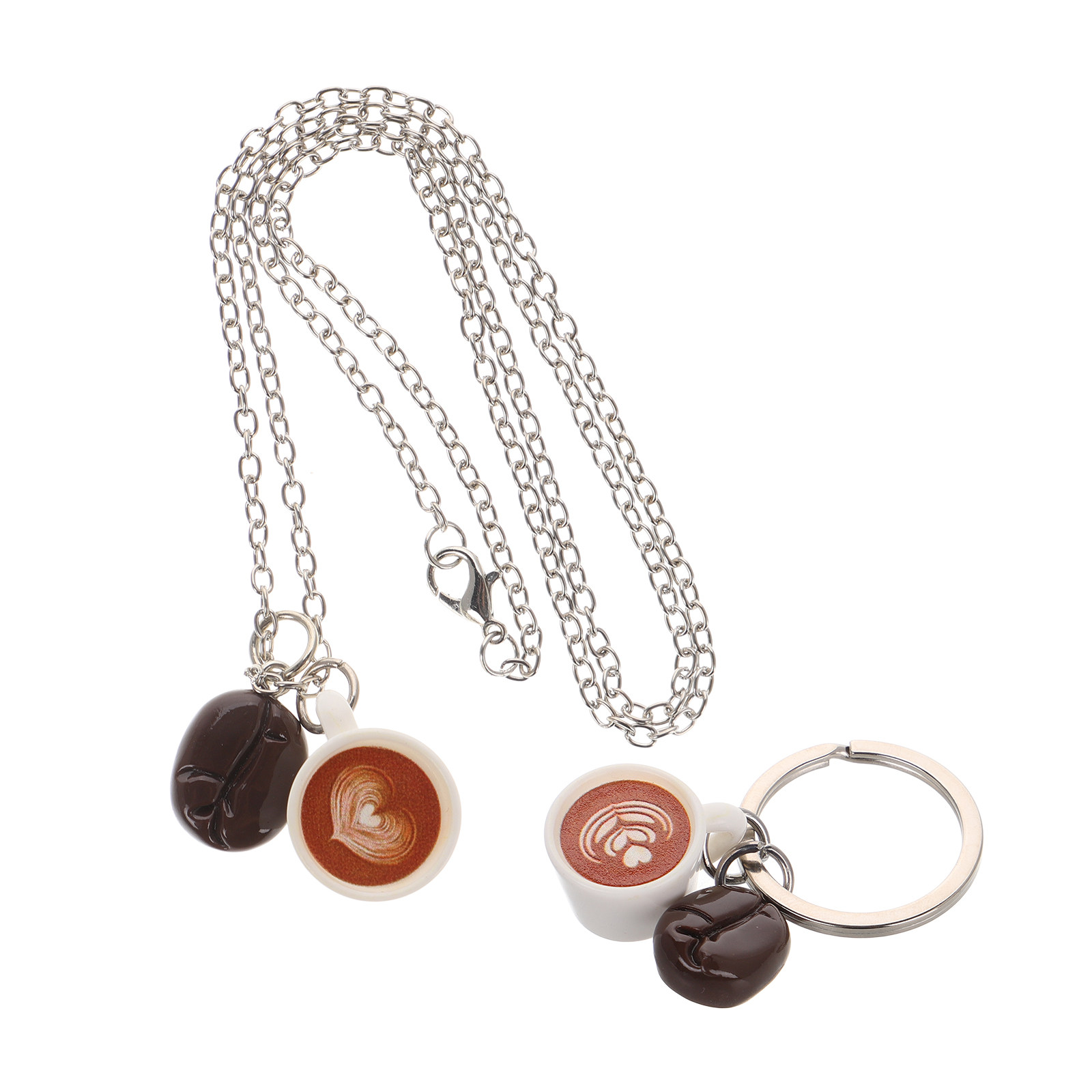 Coffee Bean Shaped Heart Penda - Resin Art Ring Design incelemesi ve fiyatı