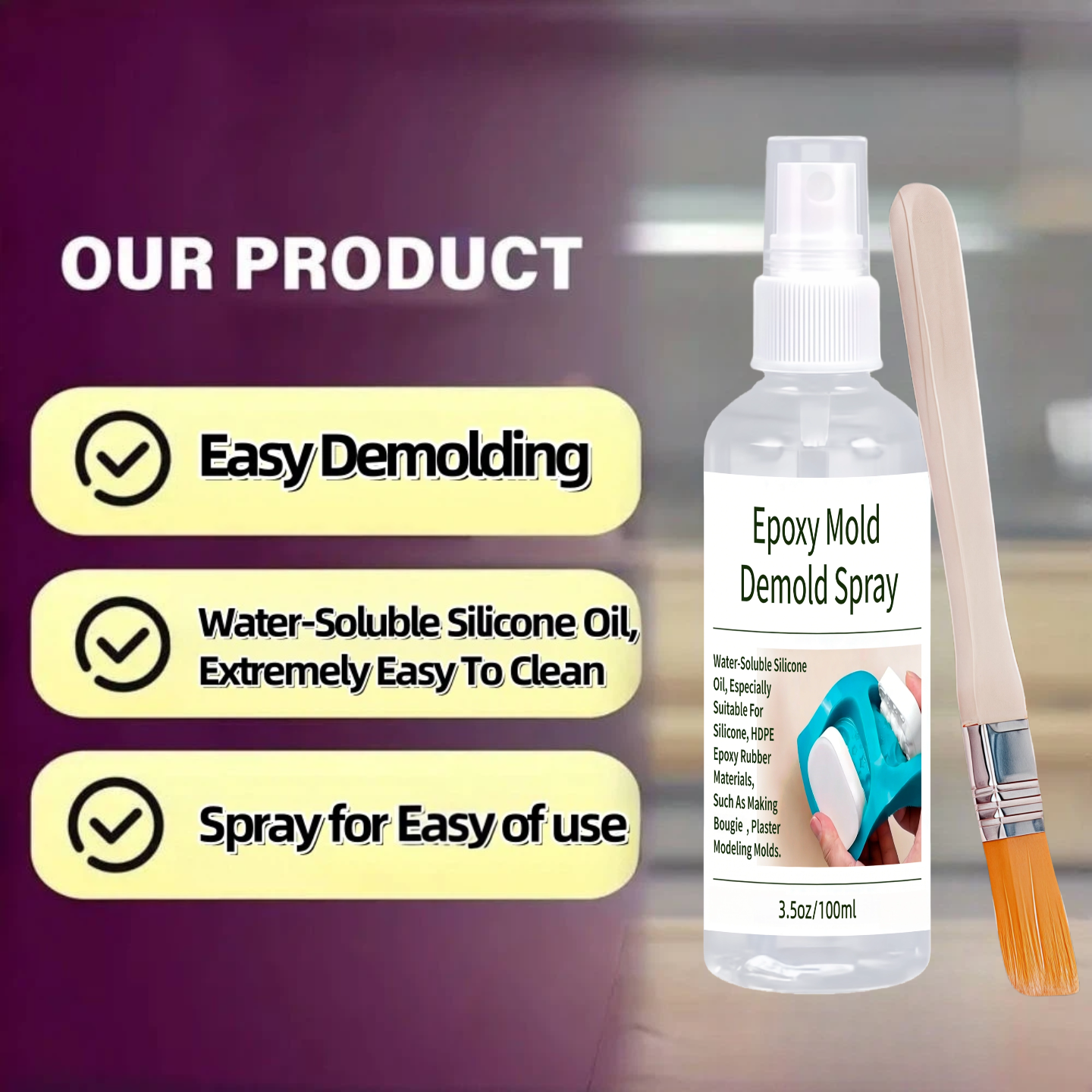 5-Second Dry Epoxy Release Spr - Release Spray Silicone incelemesi ve fiyatı