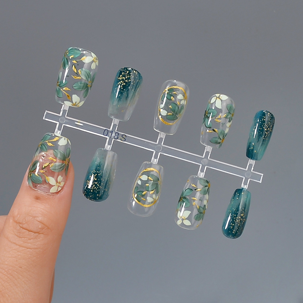10pcs Spring Summer New Green  - Resin Art Flowers incelemesi ve fiyatı