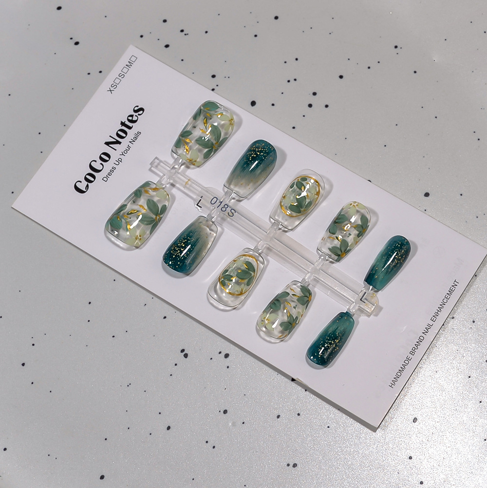 10pcs Spring Summer New Green  - Resin Art Flowers incelemesi ve fiyatı