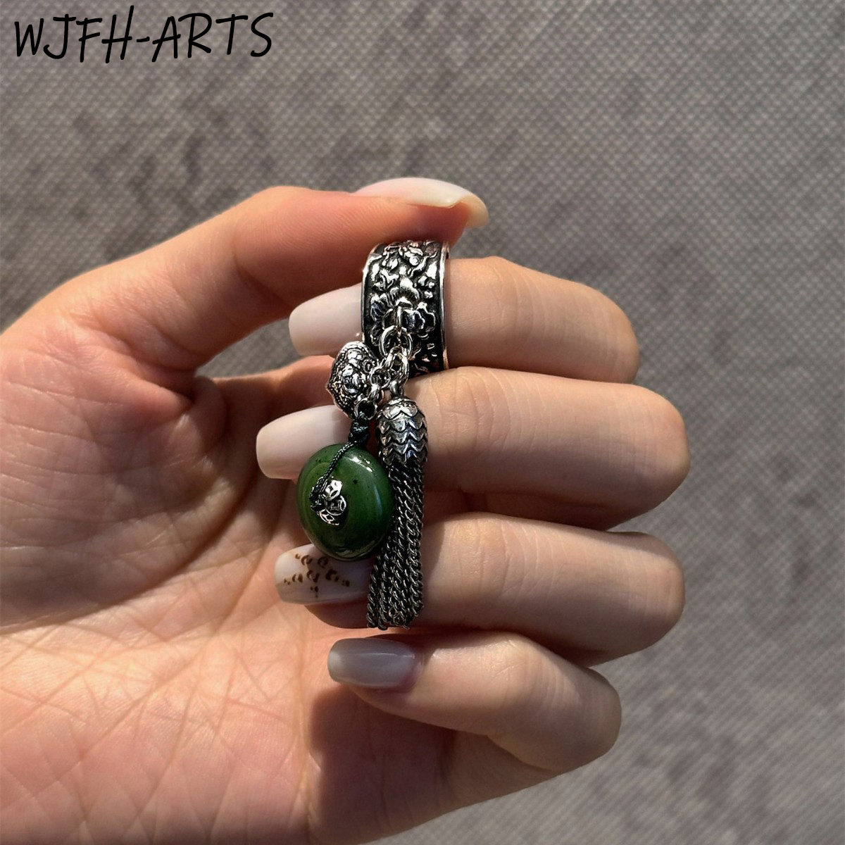 WJFH-ARTS New Chinese Style Vi - Resin Art Ring Design incelemesi ve fiyatı